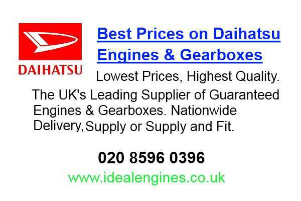 1985 Daihatsu Charade 1.0  Refurbished Engines
