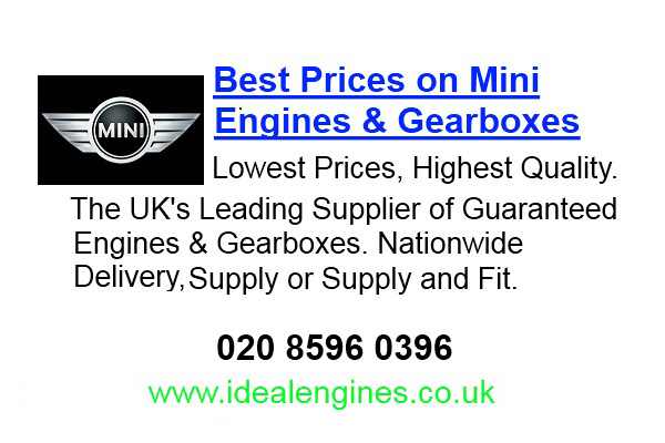 Reconditioned Mini Cooper S Engine for sale