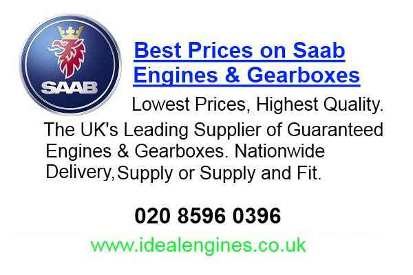 Rebuilt Saab Engines for sale