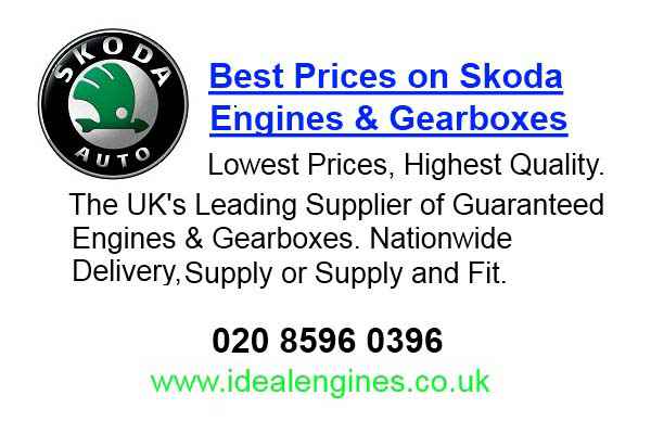 Rebuilt Skoda Rapid Engine for sale