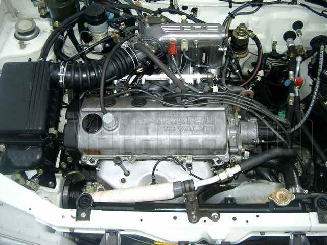 Engine Picture - Model 1 - DAIHATSU MOVE 660 cc 96-02  3 CYLINDER      5 DR HATCH