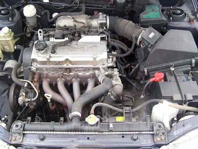 Engine Picture - Model 1 - MITSUBISHI COLT 1600 cc 96-03  16 VALVE  SINGLE CAM  COIL PACK ENGINE  3 DR HATCH