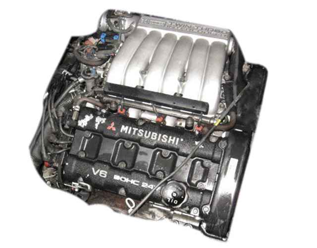 Engine Picture - Model 3 - MITSUBISHI GTO 3000 cc 90-96  V6 24 VALVE  TWIN-TURBO  JAP IMPORT  2 DOOR SPORTS