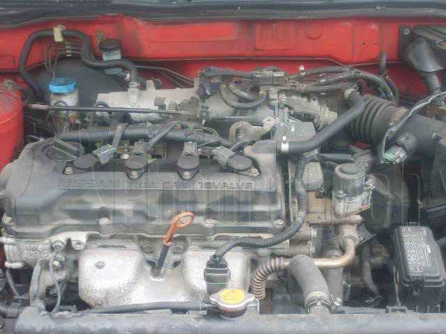 Engine Picture - Model 3 - NISSAN ALMERA 1500 cc 06-08  16 VALVE  INJECTION  BLACK TOP ENGINE  3 DR HATCH
