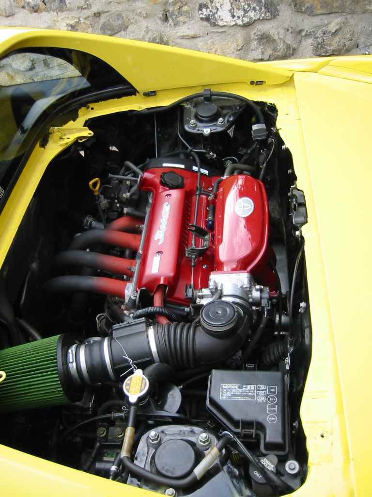 Engine Picture - Model 4 - TOYOTA MR2 2000 cc 97-00  16 VALVE  BEAMS VVT-I  JAP IMPORT  2 DOOR SPORTS