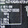 VIN Picture - Model 4 - AUDI S8 4200 cc 00-03    (99-03)    SALOON