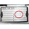 VIN Picture - Model 2 - VOLVO XC90 3200 cc 06-10        ALL BODY TYPES