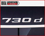 BMW 730d Diesel Emblem